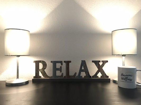 Time to take it easy and relax your tension away.