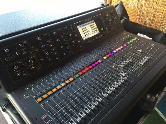 Digital mixing board