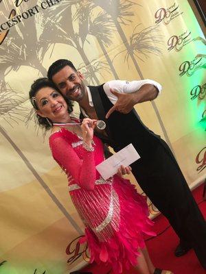 Jacqueline and Sergio Medalist Winners in American Rhythm @ Desert Classic 2019 - Palm Desert