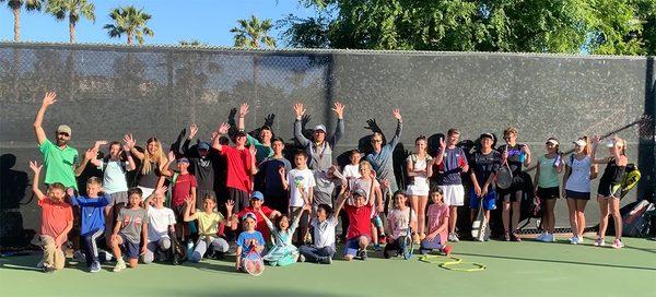 Junior Tennis Camp, April 2019