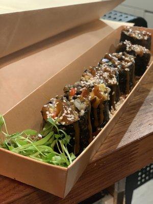 Wild Mushroom Sushi Roll
 100%Alkaline, Organic, Kosher