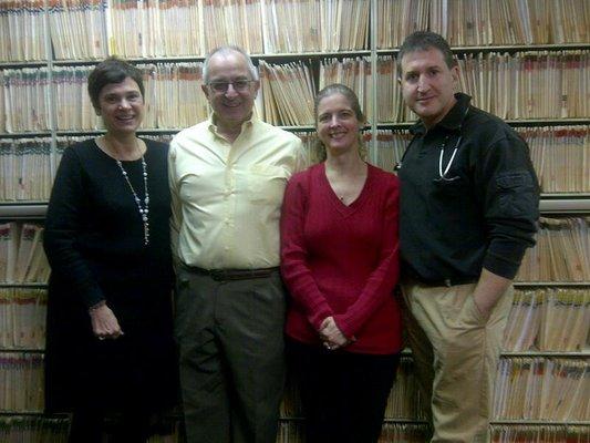 Old Tappen Pediatrics Doctors(from left to right: Dr Rothenberg, Dr Hages, Dr DeAngelo, and Dr Fishkind)