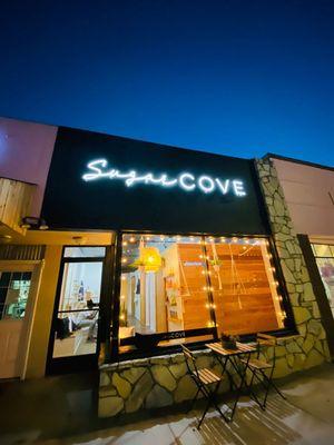 Signage for Sugar Cove