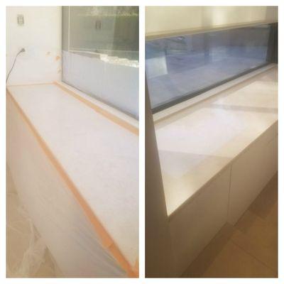 Counter top polishing