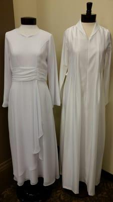 Ladies temple dresses.