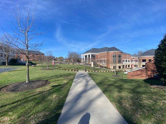 Huge student center (50,000 sq ft+...I think it's 80,000 now) that used to be the old softball field ...neat!