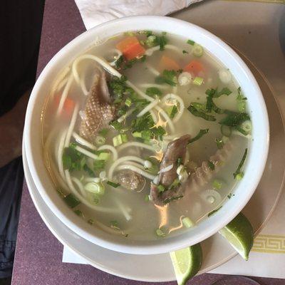 Chicken noodle soup for my hubby - he liked it!