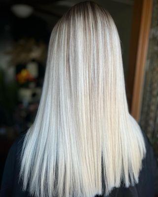 Blonde highlights