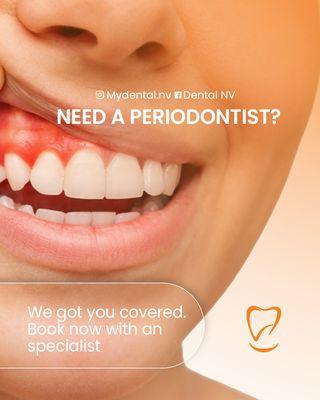 We offer periodontal services