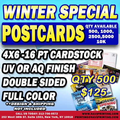 4x6 Postcards Sale.