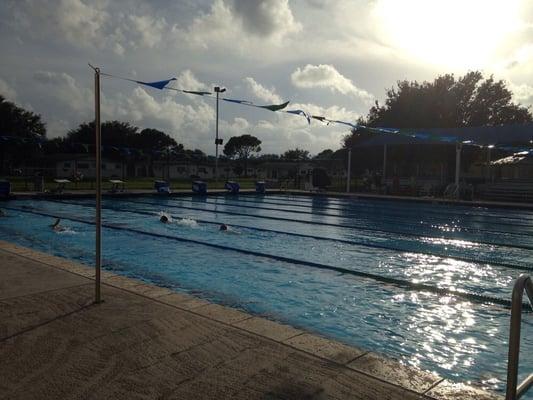 Lap pool for lessons, swim team, and exercise