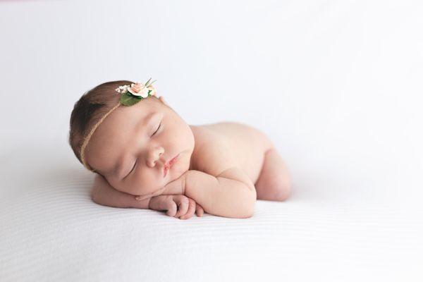 Baby girl newborn session