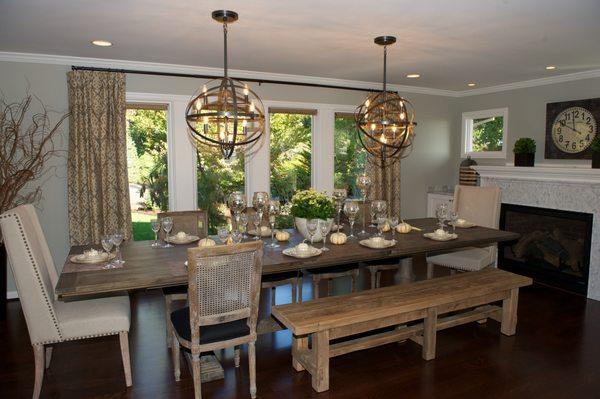 New dining room , Lake Oswego, Oregon.