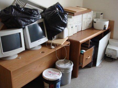 Computer removal/recycling.