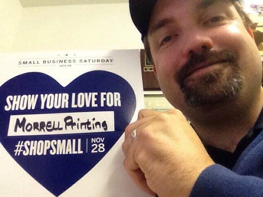 Morrell Printing supports community. Support small business!