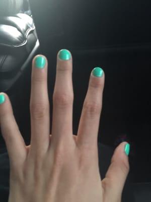 My daughter got a mani pedi for 20$!!!!! She loved it.