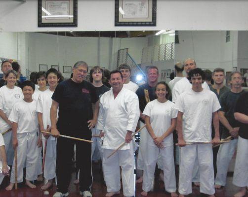 One of our epic seminars with GM Rene Latosa.  Shihan Curley has been studying with Mr. Latosa for over 25 years