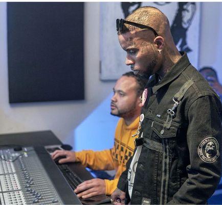 Tory Lanez w/ in house producer Kane