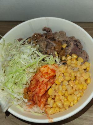 Korean beef bowl