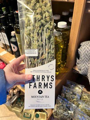 Greek mountain tea is one of our favorite things to bring home from Greece.  Now we have a place to buy it nearby!