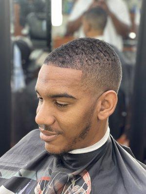 Taper fade w/ beard trim