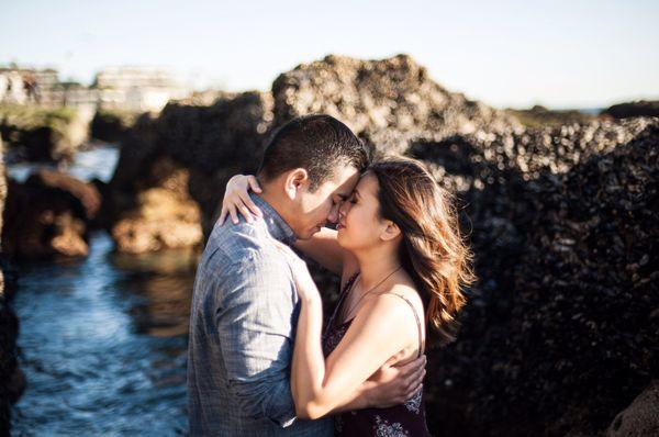 Our engagement shoot at Laguna Beach