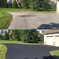 Driveway before and after.