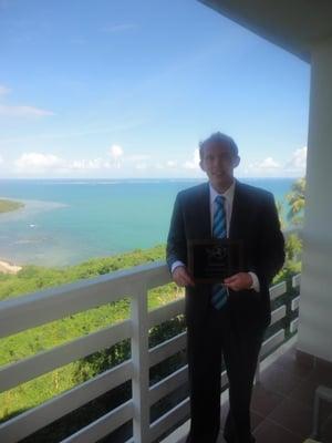 Brandon won the Presidents Club Award - Puerto Rico November 2012