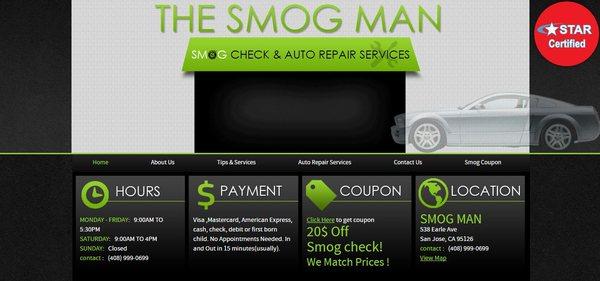 Smog Check Company. http://yoursmogman.com/