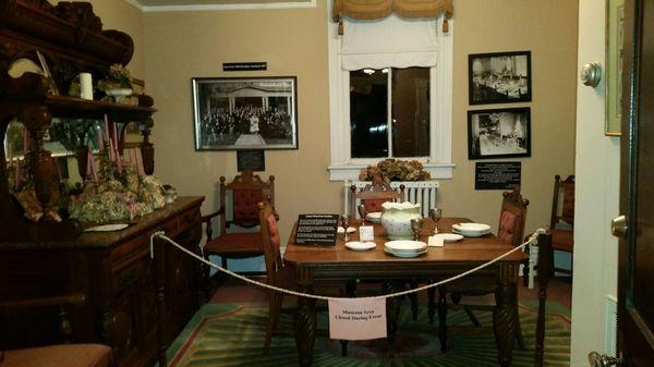 Old dining room, 2nd floor -  Rose Lawn Museum