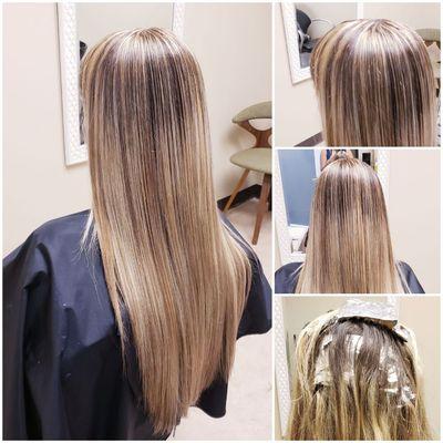 #DLorrainestudio  #bocasalons #bocahairstylist #bocaratonsalons #bocahair #bocahairstylist  #highlights #highliftblondes #matrixtoner