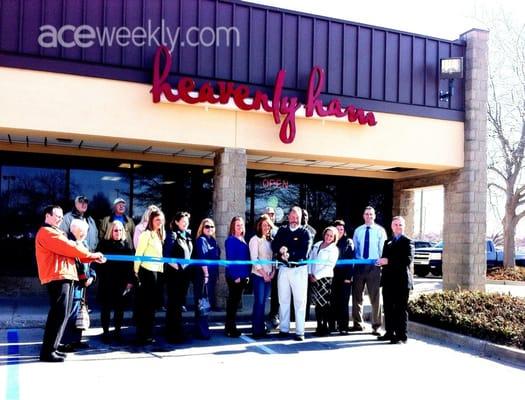 Ribbon cutting at the new Regency Road location. 4.3.2013