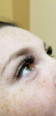 Eyelash extensions.