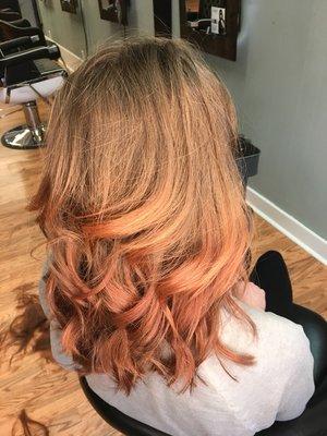 Just a hint of rose gold