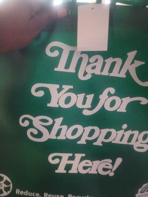 .5 cent shopping bag