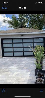 Glass Garage door by AER