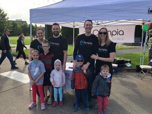 YMCA Fun Run Service Tent