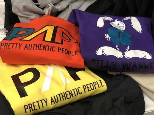 P.A.P. Clothing in store brand. Silly Wabbit.