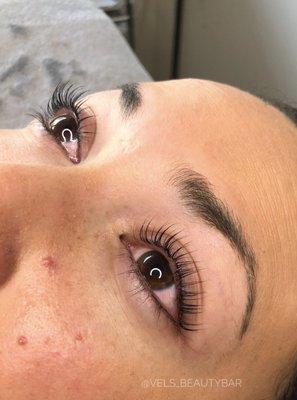 Lash lift and tint with Keratin