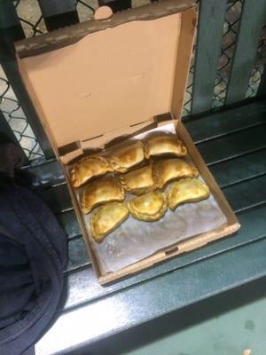 Empanadas from Argentina-brought Bu one of the players