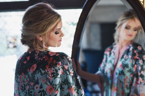 Bride- Getting ready.