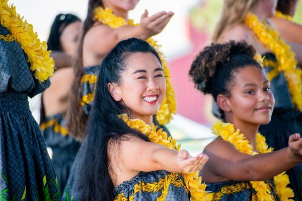 Hula From the Heart (Ka Pā Hula O Kawailehua) performing at the Antelope Valley Fair 2020