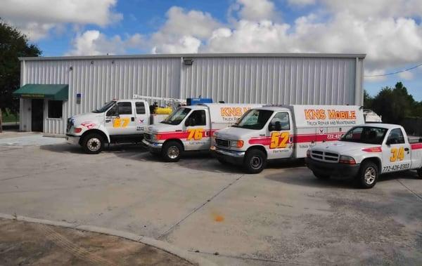 Our Shop and service vehicles