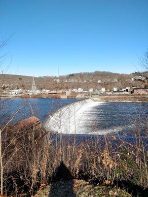 Winter view of the river