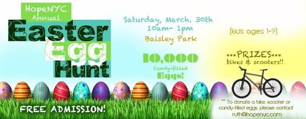 Our Easter Egg Hunt gets bigger and bigger every year!