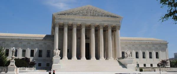 The U. S. Supreme Court Building in Washington, DC.