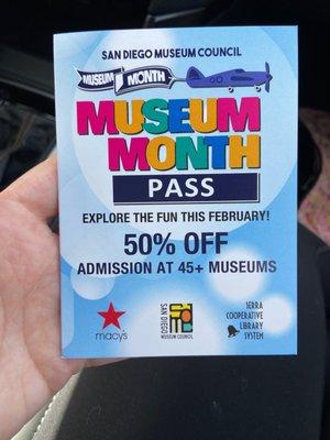 Museum pass discount coupons available here