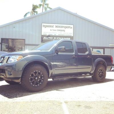 2014 Frontier 18x9 Rims, 275/65/18 Federated Tires. Fast professional service, very good prices!!!