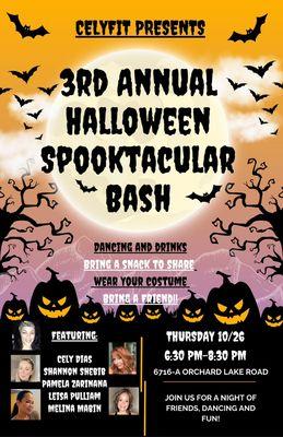 3rd Annual Halloween Spooktacular Bash @celyFit