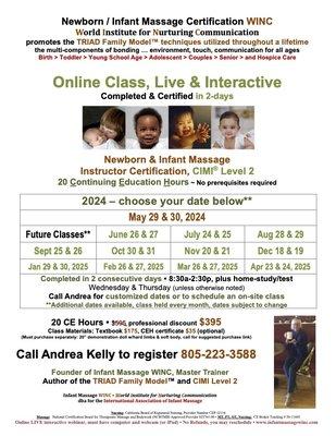 Upcoming Classes